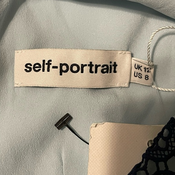 Self-Portrait Guipure Lace Mini Dress - Picture 12 of 16